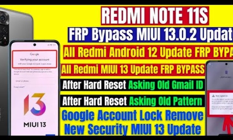 Redmi Note 11s Frp Bypass MIUI 14 | Redmi Note 11s Frp Redmi Note 11s Frp Bypass MIUI 14 | Redmi Note 11s Frp