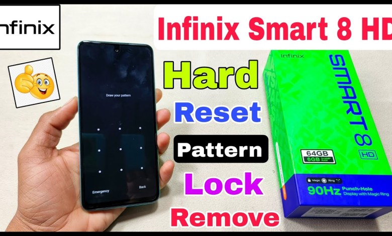 Infinix Smart 8 HD Hard Reset | Infinix (X6525) Pattern Infinix Smart 8 HD Hard Reset | Infinix (X6525) Pattern