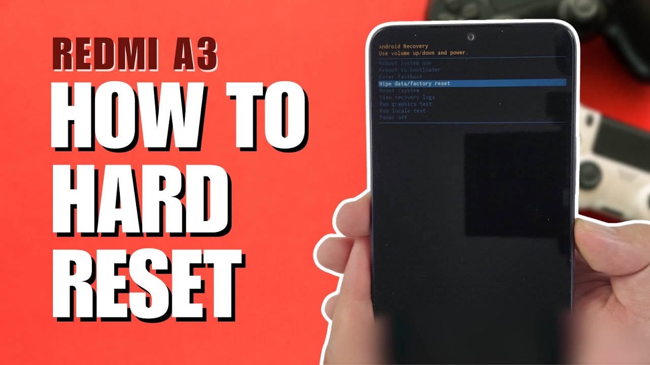 How to Hard Reset Xiaomi Redmi A3 How to Hard Reset Xiaomi Redmi A3
