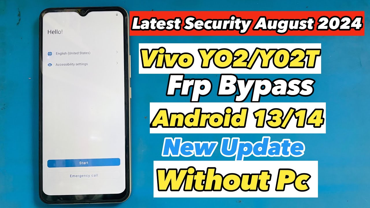 Vivo Y02 Y02T Frp bypass 2024 Update New working Method Vivo Y02 Y02T Frp bypass 2024 Update New working Method
