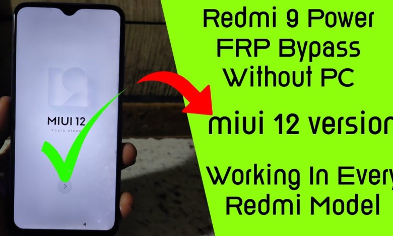 Redmi 9 Power FRP Bypass Without PC | Miui 12 FRP Redmi 9 Power FRP Bypass Without PC | Miui 12 FRP