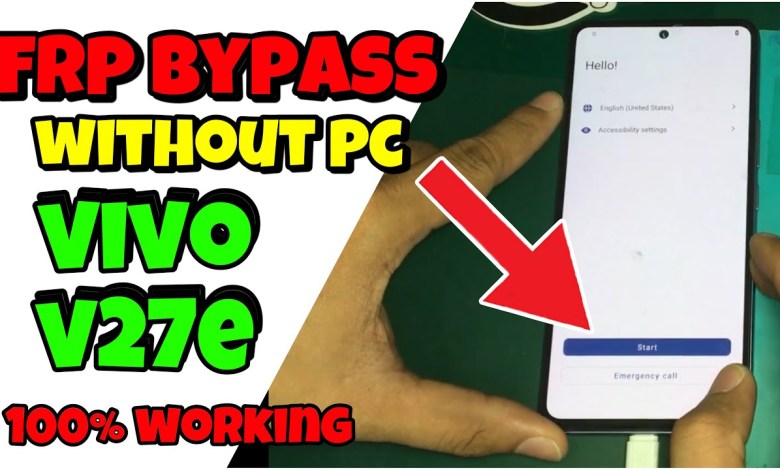 Vivo V27e Frp Bypass without PC Vivo V27e Frp Bypass without PC