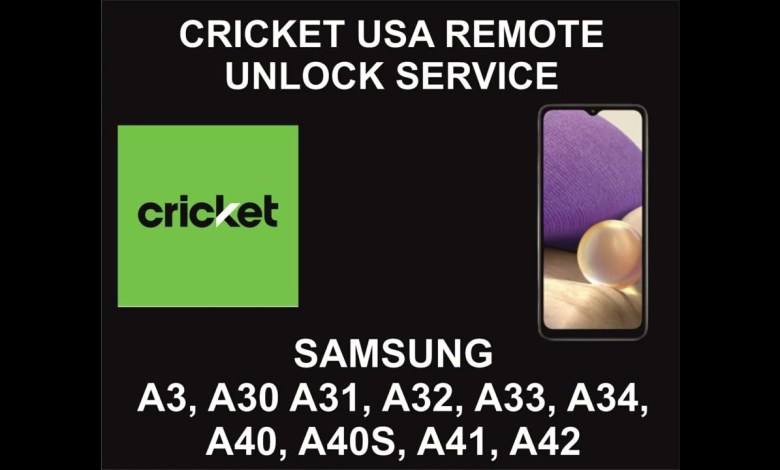 Cricket USA Remote Unlock Service, Samsung A23, A32, Cricket USA Remote Unlock Service, Samsung A23, A32,