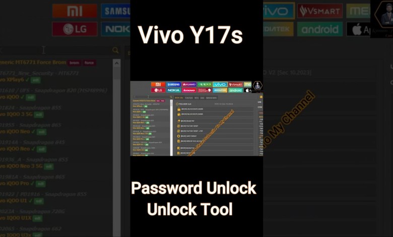 Vivo Y17s Hard Reset & FRP Bypass 2024 | UnlockTool Vivo Y17s Hard Reset & FRP Bypass 2024 | UnlockTool