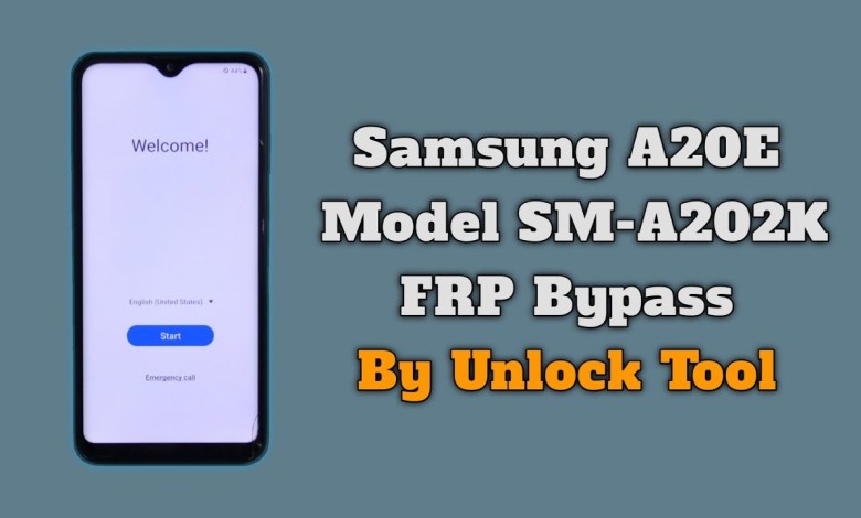 Samsung A20e FRP Bypass By Unlock Tool A20 A20E Samsung A20e FRP Bypass By Unlock Tool A20 A20E