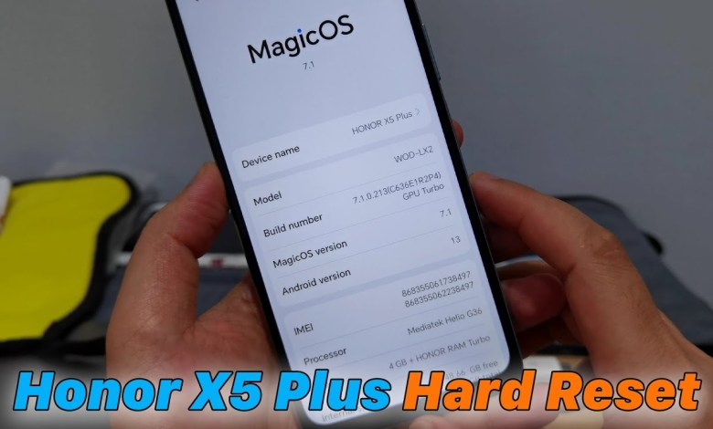 Honor X5 Plus Remove Screen Lock (Hard Reset) Honor X5 Plus Remove Screen Lock (Hard Reset)