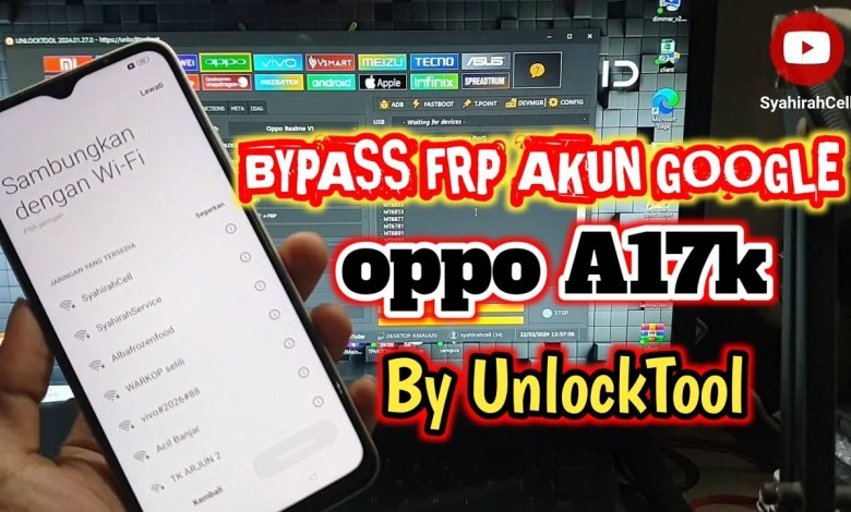 Bypass frp akun google oppo A17k by unlocktool Bypass frp akun google oppo A17k by unlocktool