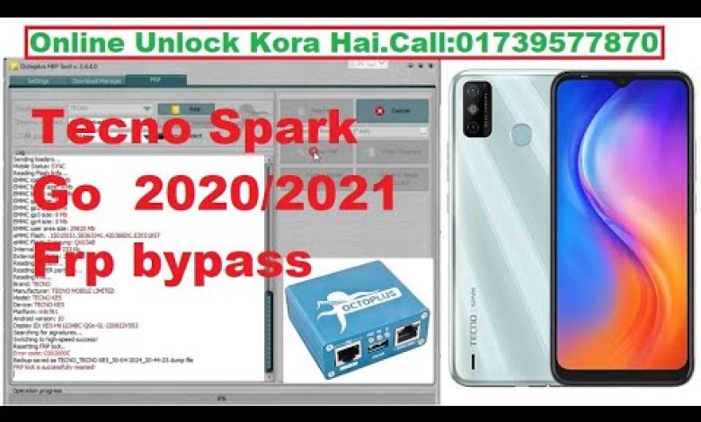Tecno Spark Go 2020 Frp bypass Octoplus FRP Tool by Tecno Spark Go 2020 Frp bypass Octoplus FRP Tool by