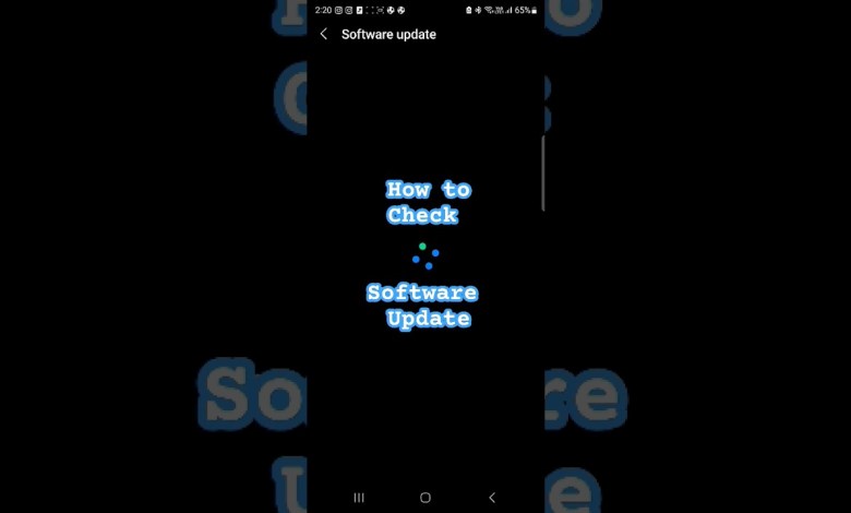 How to Check new Software Update on Samsung How to Check new Software Update on Samsung