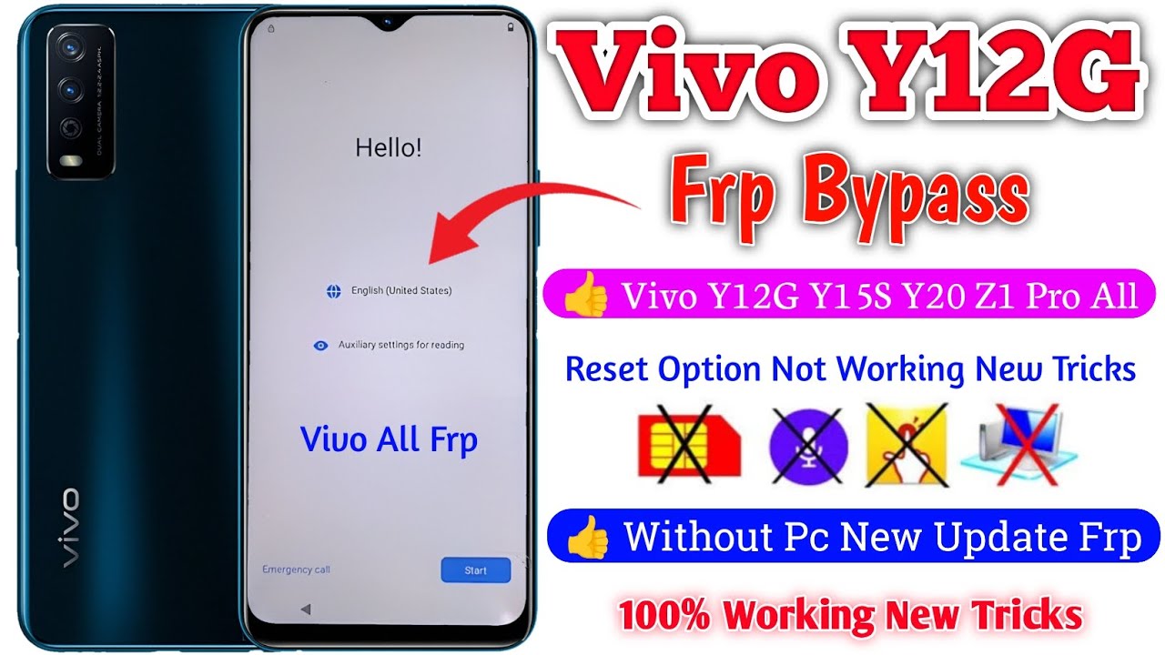 Vivo Y15s Y12G frp Bypass | New Update how to frp Vivo Y15s Y12G frp Bypass | New Update how to frp