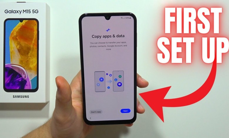 First Set Up of SAMSUNG Galaxy M15 5G – SIM & First Set Up of SAMSUNG Galaxy M15 5G – SIM &