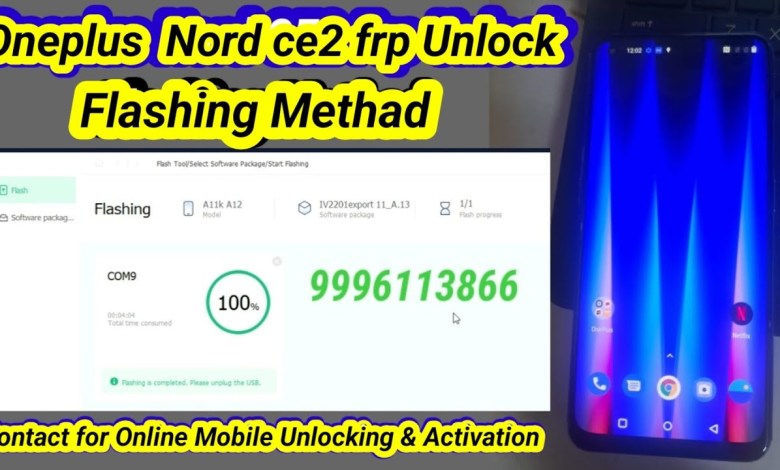 Oneplus Nord Ce2 Frp Unlock with flashing | OnePlus Oneplus Nord Ce2 Frp Unlock with flashing | OnePlus