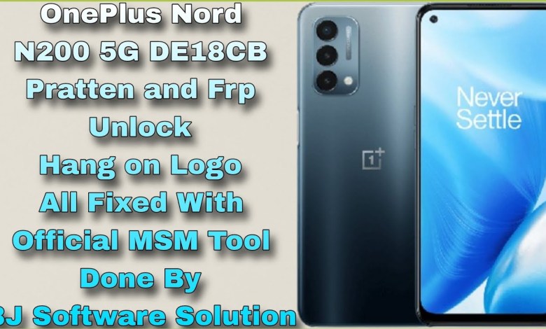 OnePlus Nord N200 5G DE18CB Pratten and Frp Unlock Hang OnePlus Nord N200 5G DE18CB Pratten and Frp Unlock Hang
