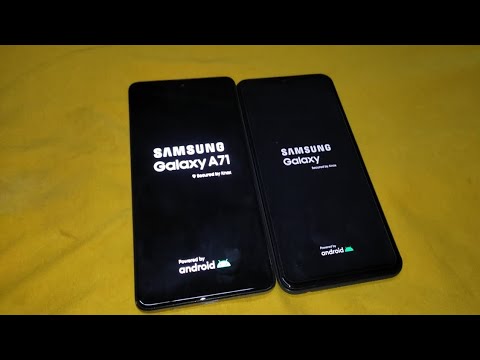 Samsung A71 vs Samsung A13 reboot speed test Samsung A71 vs Samsung A13 reboot speed test