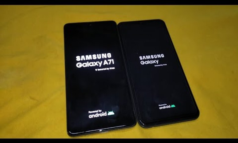 Samsung A71 vs Samsung A13 reboot speed test Samsung A71 vs Samsung A13 reboot speed test