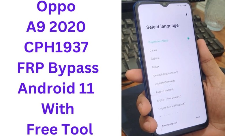 Unlock Oppo A9 2020 CPH1937 FRP on Android 11 for Free – Find Out How! Unlock Oppo A9 2020 CPH1937 FRP on Android 11 for Free – Find Out How!