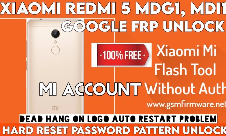 Flashing Xiaomi Redmi 5 FRP Unlock Redmi 5 Mi Account Flashing Xiaomi Redmi 5 FRP Unlock Redmi 5 Mi Account