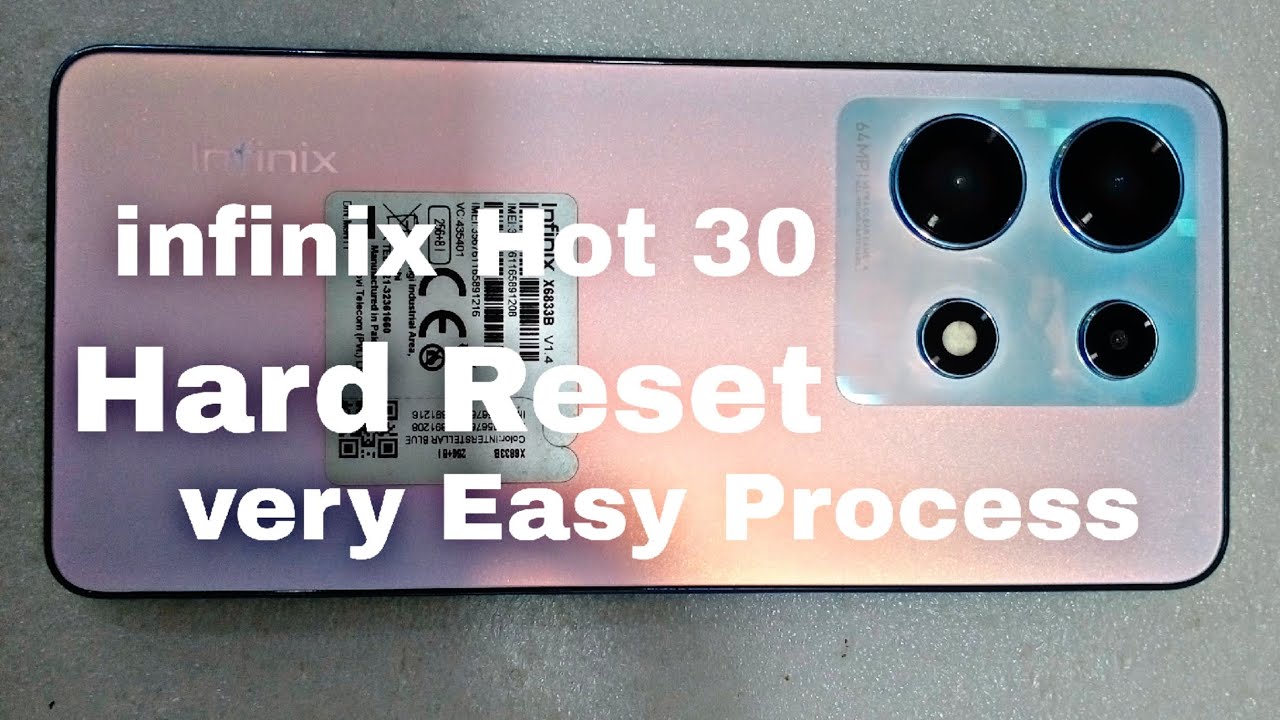 infinix Hot 30 Hard Reset |How to reset Hot 30 infinix Hot 30 Hard Reset |How to reset Hot 30