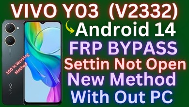 Unlock/Bypass Google Frp on Vivo Y03 (V2332) with Android 14 – Curious about how it’s done? Unlock/Bypass Google Frp on Vivo Y03 (V2332) with Android 14 – Curious about how it’s done?