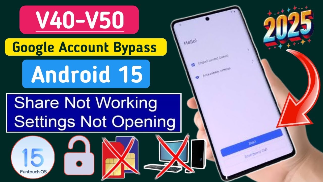 Unlocking Vivo V40 / V50: Discover the Android 15 Frp Bypass Method with Surprising Setting Avoidance Unlocking Vivo V40 / V50: Discover the Android 15 Frp Bypass Method with Surprising Setting Avoidance