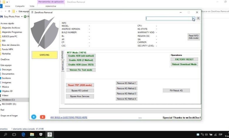 Zero Knox New Tool to Activate ADB and Remove Zero Knox New Tool to Activate ADB and Remove