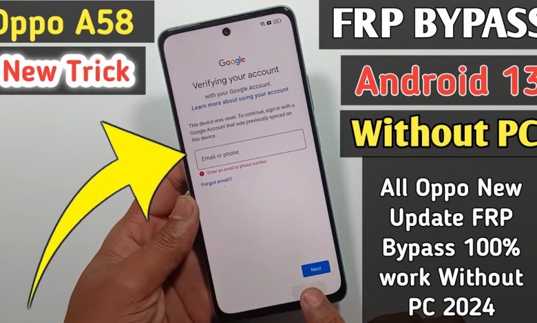 OPPO A58 (CPH2577) GOOGLE ACCOUNT BYPASS | OPPO A58 FRP OPPO A58 (CPH2577) GOOGLE ACCOUNT BYPASS | OPPO A58 FRP