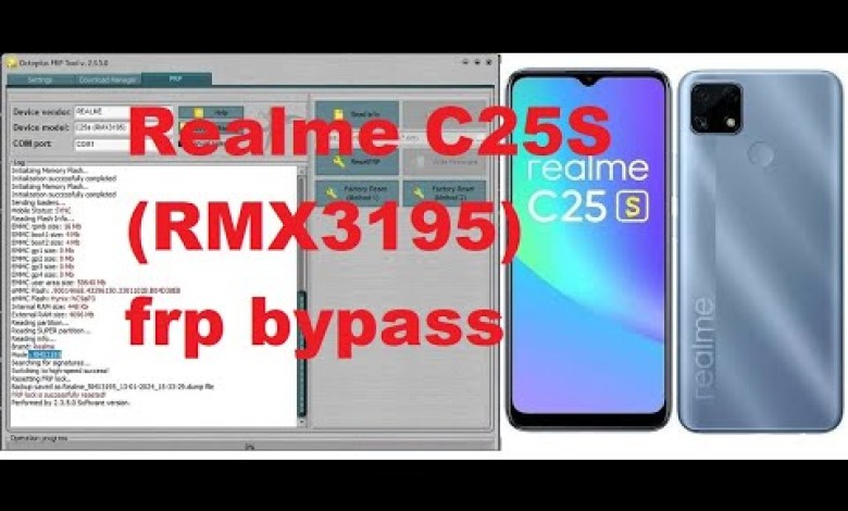 Realme C25S RMX3195 frp bypass Octoplus FRP Tool by Realme C25S RMX3195 frp bypass Octoplus FRP Tool by