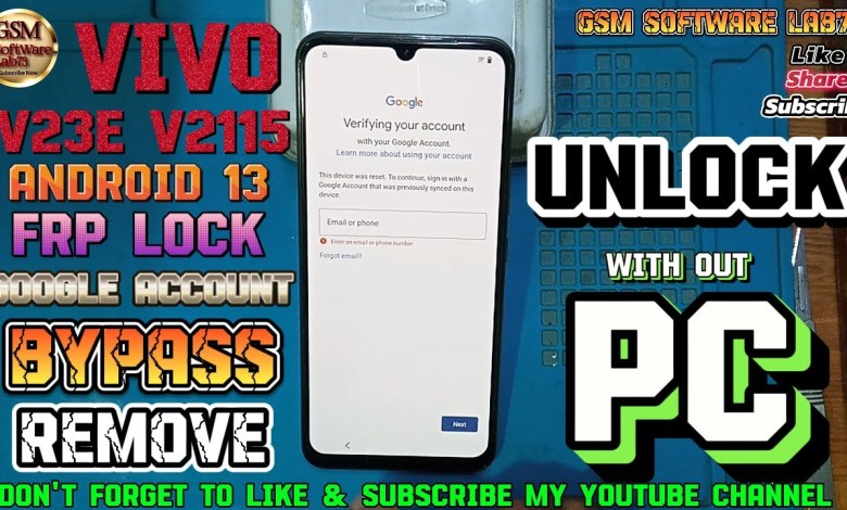 Vivo v23e FRP bypass|Android 13|Vivo v2115 Google Vivo v23e FRP bypass|Android 13|Vivo v2115 Google