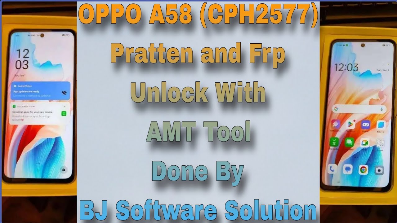 OPPO A58 CPH2577 Pratten and Frp Unlock With AMT Tool OPPO A58 CPH2577 Pratten and Frp Unlock With AMT Tool
