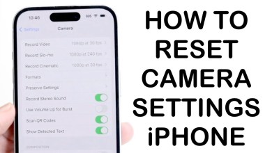 How To Reset iPhone Camera To Default Settings! (2024) How To Reset iPhone Camera To Default Settings! (2024)