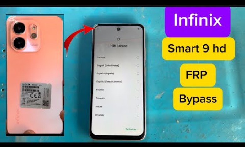 Discover how to bypass FRP on the Infinix Smart 9 HD 4G running Android 14 without needing a PC Discover how to bypass FRP on the Infinix Smart 9 HD 4G running Android 14 without needing a PC
