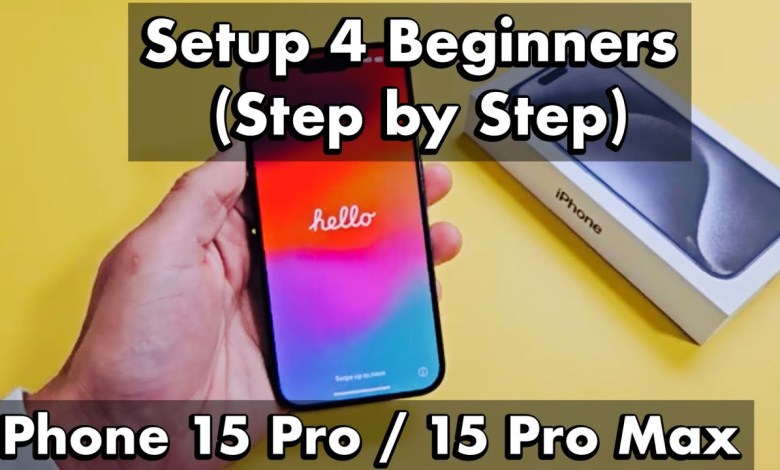 How to Setup iPhone 15 Pro / 15 Pro Max (step by step) How to Setup iPhone 15 Pro / 15 Pro Max (step by step)