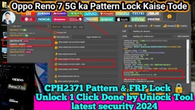 Oppo Reno 7 5G Pattern Lock Kaise Tode || CPH2371 Oppo Reno 7 5G Pattern Lock Kaise Tode || CPH2371