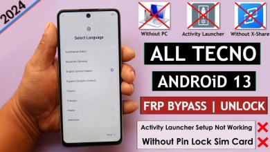 All Tecno Android 13 FRP Bypass/Unlock – Activity All Tecno Android 13 FRP Bypass/Unlock – Activity