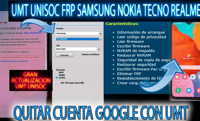 FRP SAMSUNG NOKIA TECNO REALME WITH UMT UNISOC FRP SAMSUNG NOKIA TECNO REALME WITH UMT UNISOC