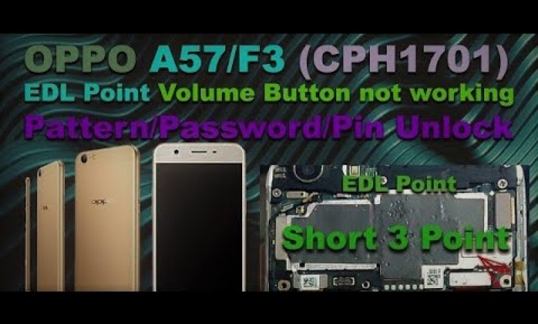 OPPO A57 F3 LITE (CPH1701) Pattern And Frp Unlock OPPO A57 F3 LITE (CPH1701) Pattern And Frp Unlock
