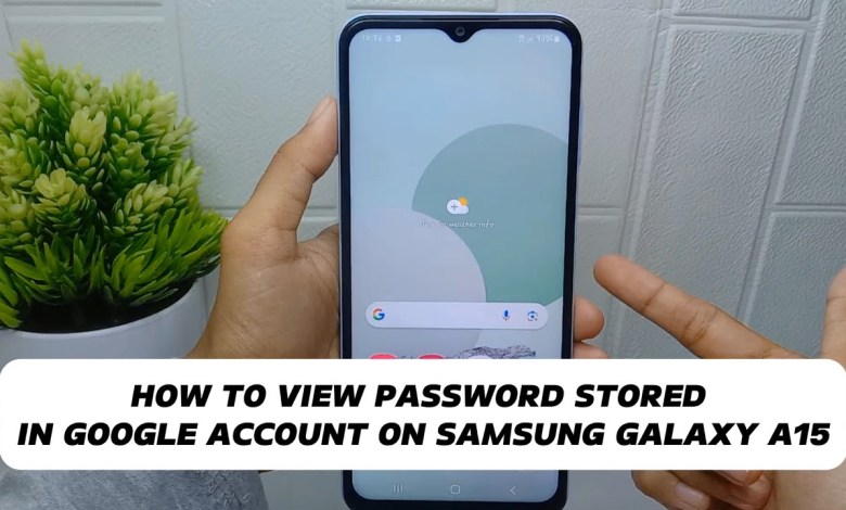 How To View Password In Google Account On Samsung How To View Password In Google Account On Samsung