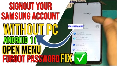 How to signout your samsung account without How to signout your samsung account without