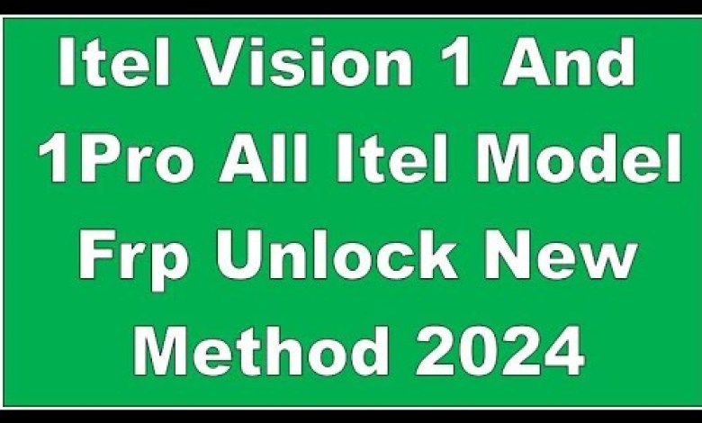 How To Frp Google Account Bypass__Itel Vision 1 and How To Frp Google Account Bypass__Itel Vision 1 and