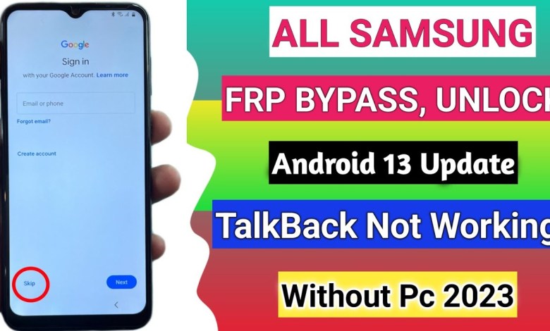 ALL SAMSUNG FRP BYPASS 2023 ( WITHOUT PC ) Voice ALL SAMSUNG FRP BYPASS 2023 ( WITHOUT PC ) Voice