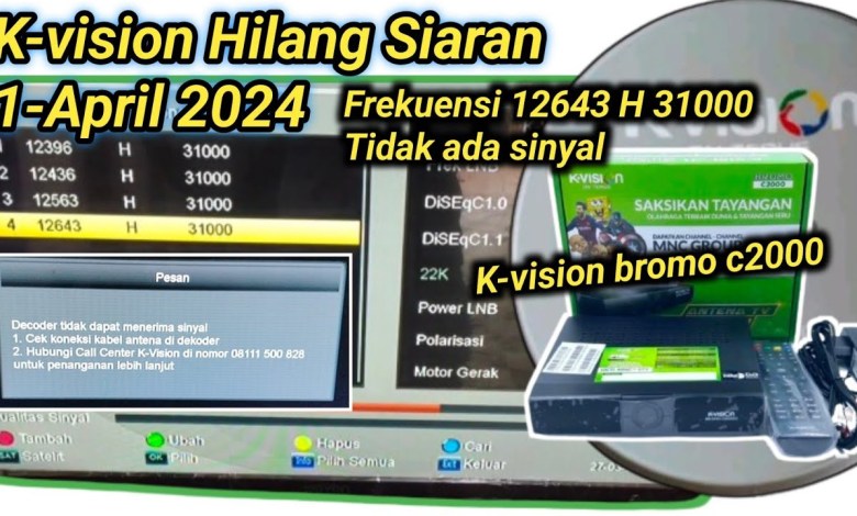 k vision lost broadcast and no signal k vision lost broadcast and no signal