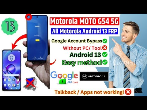 Motorola Moto G54 Frp Bypass | All Motorola Android 13 Motorola Moto G54 Frp Bypass | All Motorola Android 13