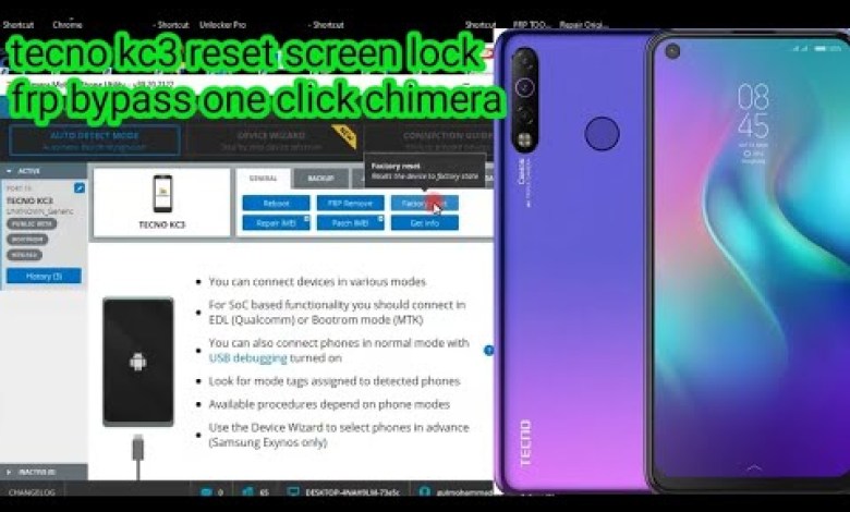 tecno kc3 reset screen lock frp bypass one click tecno kc3 reset screen lock frp bypass one click