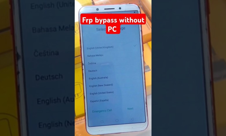 Oppo realme Frp bypass without PC OLD Model Oppo realme Frp bypass without PC OLD Model