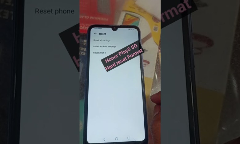 Honor Play5 5G Hard Reset #mobiletipsandtricks #viral Honor Play5 5G Hard Reset #mobiletipsandtricks #viral