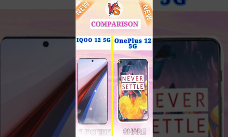 Iqoo 12 5G Vs OnePlus 12 5G Full comparison Which one Iqoo 12 5G Vs OnePlus 12 5G Full comparison Which one