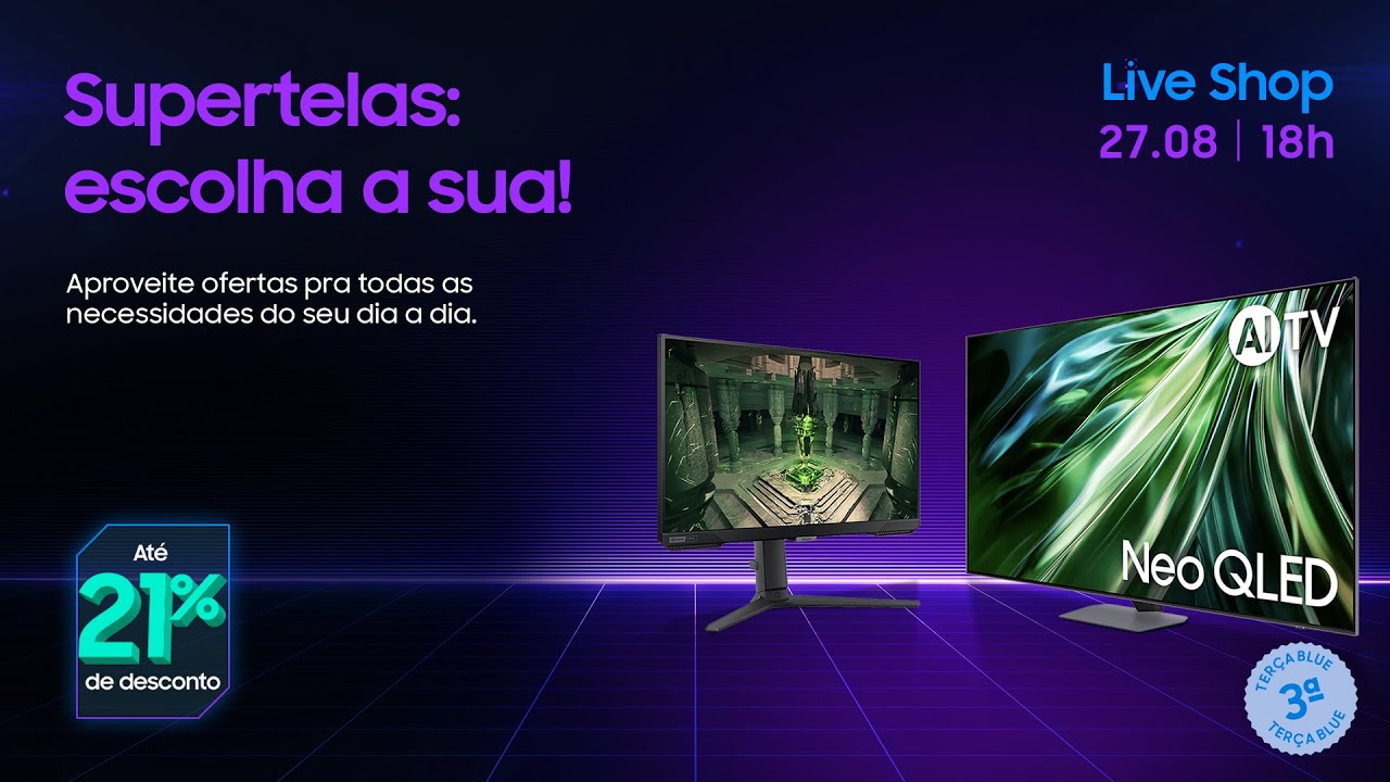 #SamsungLiveShop 27/08 – Superscreens with the #SamsungLiveShop 27/08 – Superscreens with the