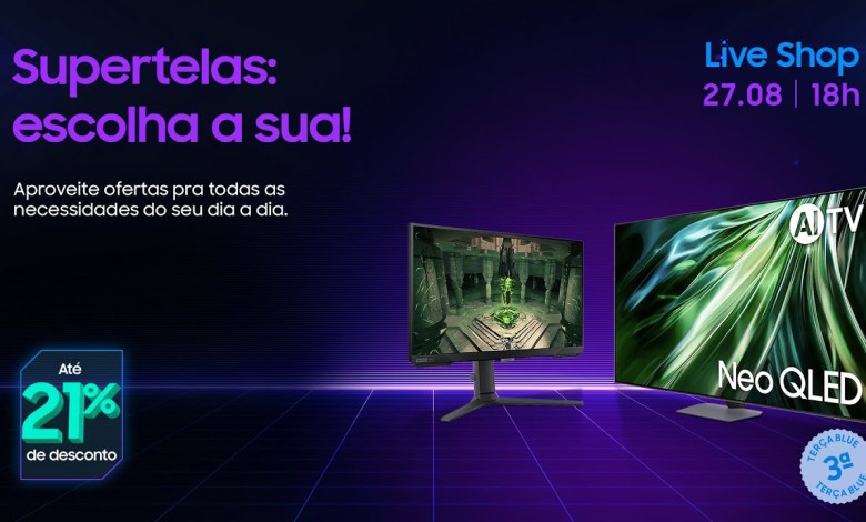 #SamsungLiveShop 27/08 – Superscreens with the #SamsungLiveShop 27/08 – Superscreens with the