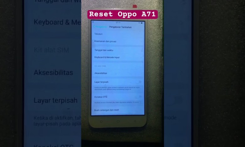 Reset Oppo A71 #techroom #oppoa71 #oppo #tipsandtricks Reset Oppo A71 #techroom #oppoa71 #oppo #tipsandtricks