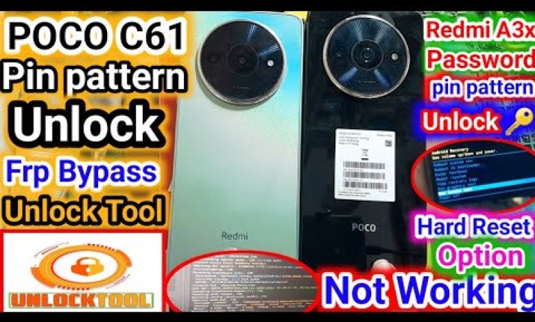 Unlock Your POCO C61 and Bypass Frp// Discover the Redmi A3x Password Unlock Your POCO C61 and Bypass Frp// Discover the Redmi A3x Password